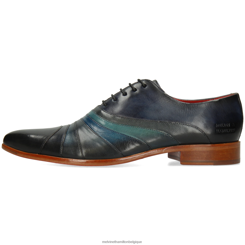 Melvin & Hamilton Hommes Tony 43 R44228175 chaussures richelieu bleu
