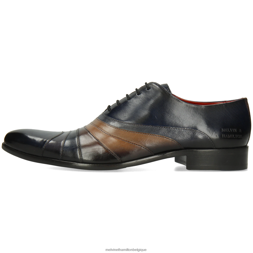 Melvin & Hamilton Hommes Tony 43 R44228187 chaussures richelieu bleu