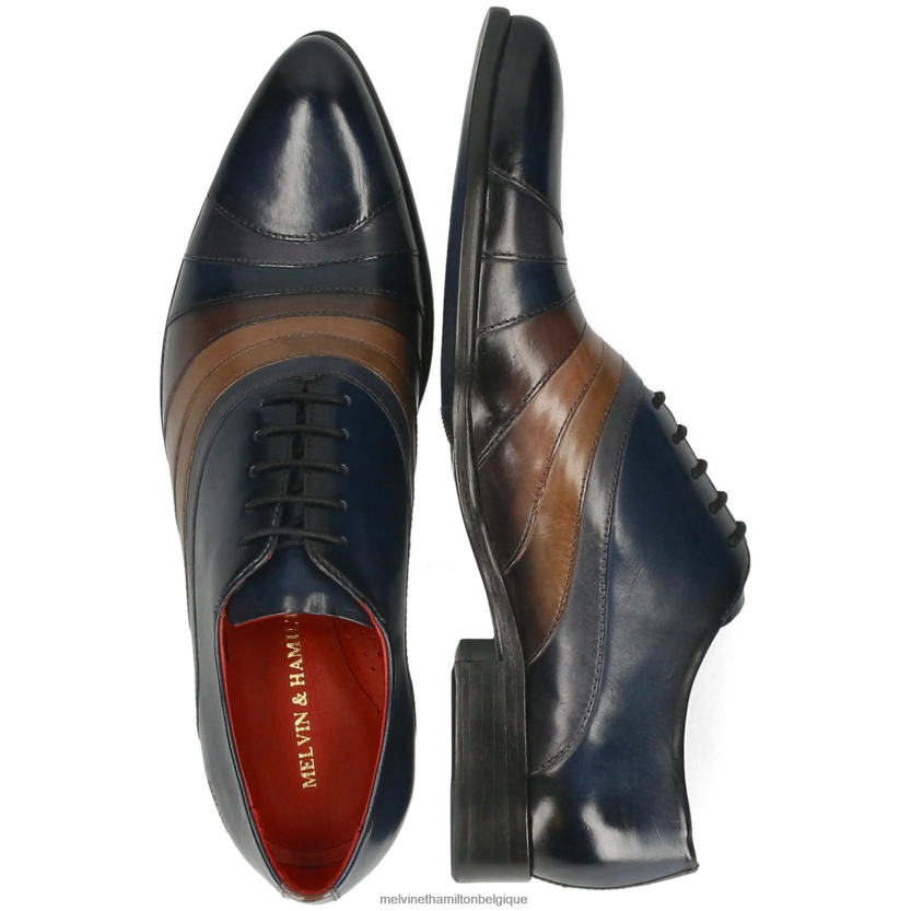 Melvin & Hamilton Hommes Tony 43 R44228187 chaussures richelieu bleu