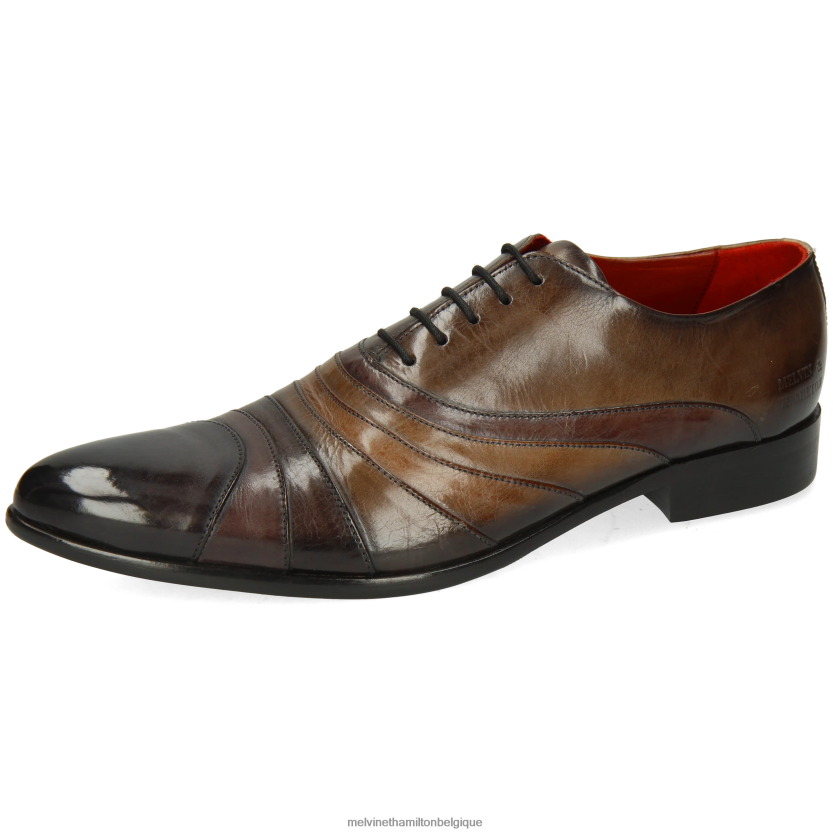 Melvin & Hamilton Hommes Tony 43 R44228190 chaussures richelieu gris