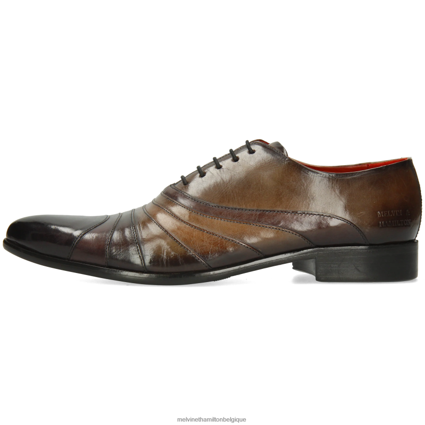 Melvin & Hamilton Hommes Tony 43 R44228190 chaussures richelieu gris