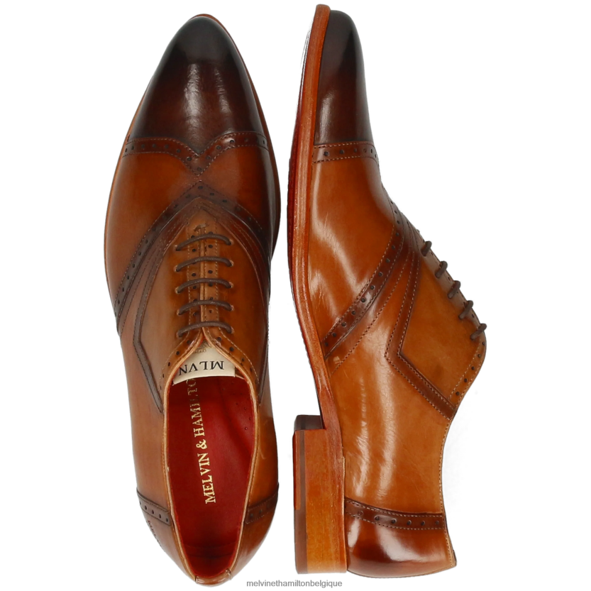 Melvin & Hamilton Hommes Tony 48 R44228172 chaussures richelieu brun