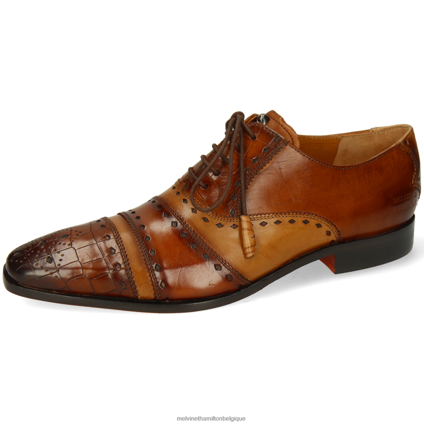 Melvin & Hamilton Hommes elvis 62 R44228169 chaussures richelieu brun