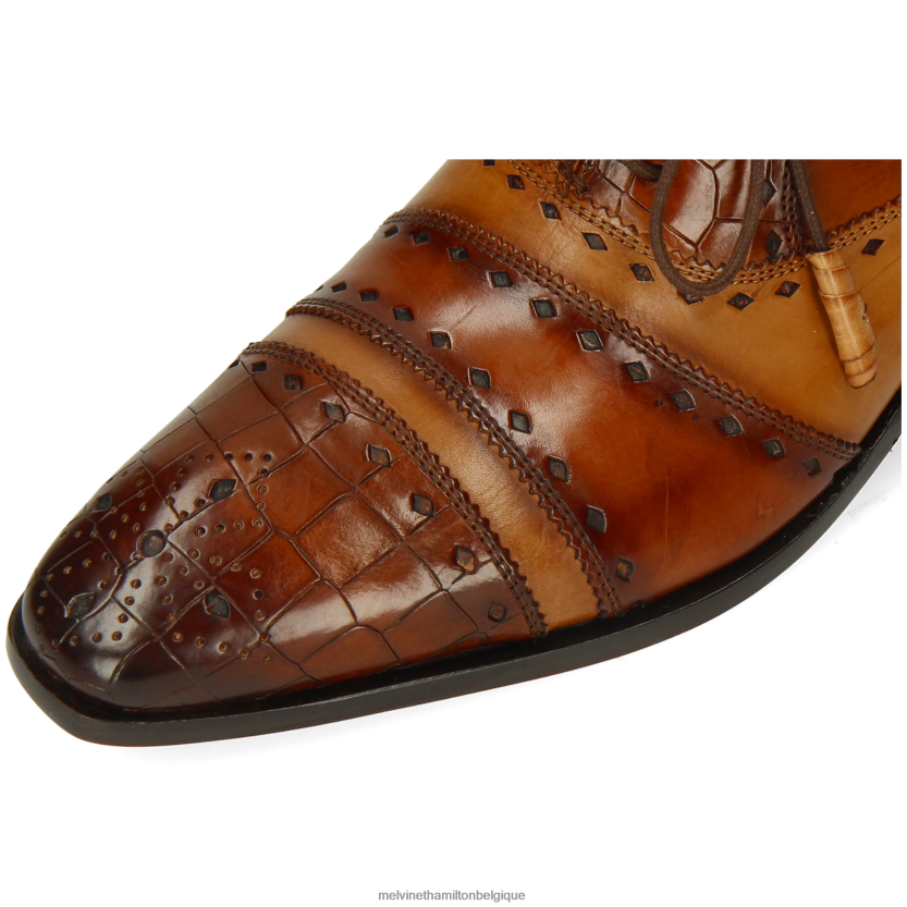 Melvin & Hamilton Hommes elvis 62 R44228169 chaussures richelieu brun