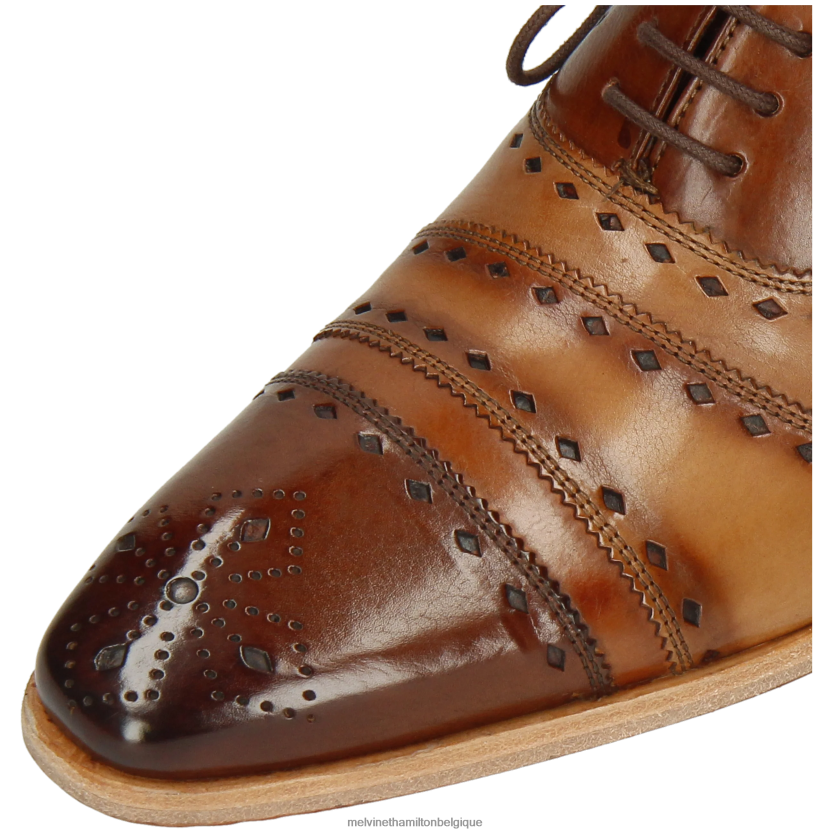 Melvin & Hamilton Hommes elvis 62 R44228208 chaussures richelieu brun