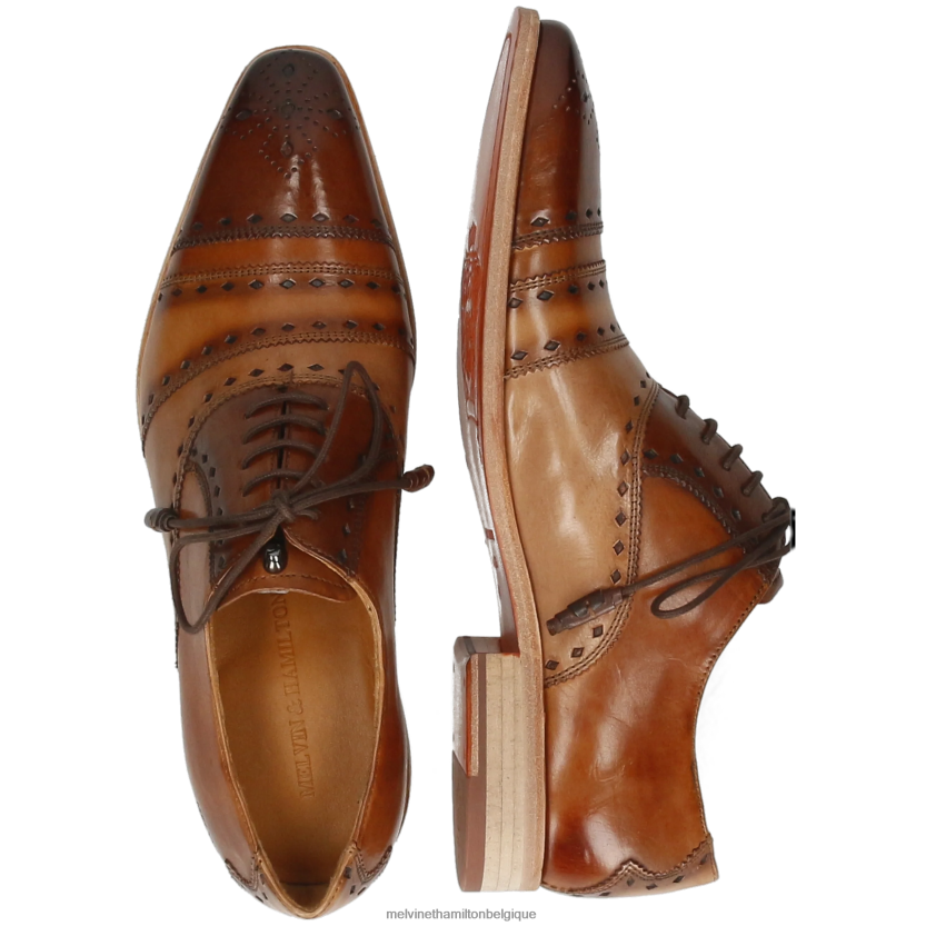 Melvin & Hamilton Hommes elvis 62 R44228208 chaussures richelieu brun