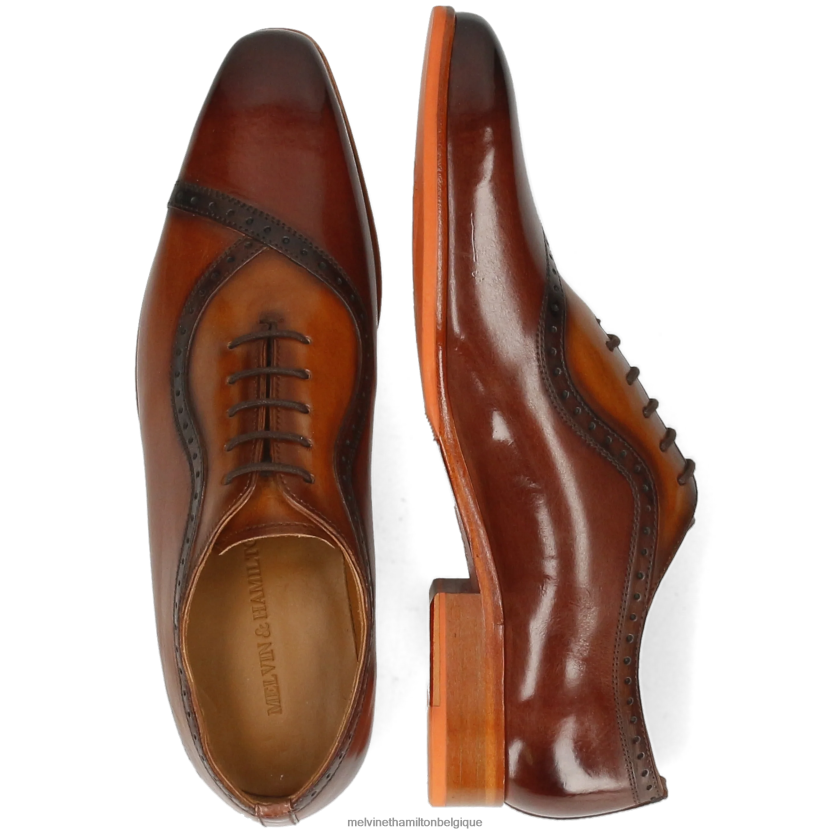 Melvin & Hamilton Hommes lance 16 R44228212 chaussures richelieu brun