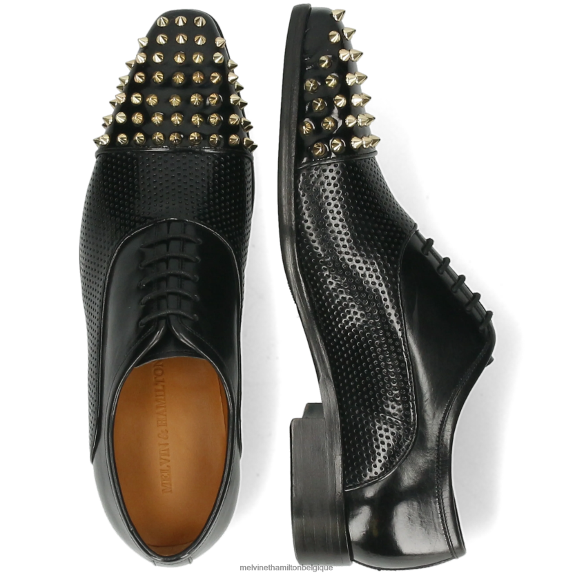 Melvin & Hamilton Hommes lance 23 R44228151 chaussures richelieu noir