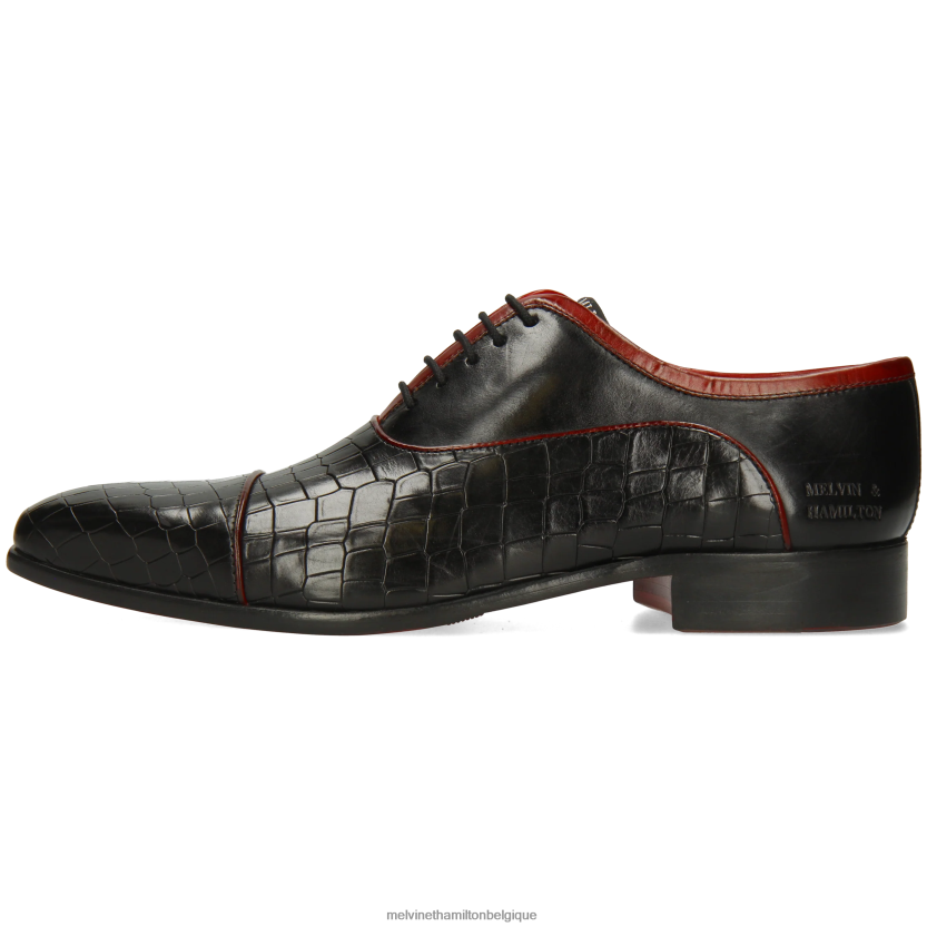 Melvin & Hamilton Hommes lance 23 R44228152 chaussures richelieu noir