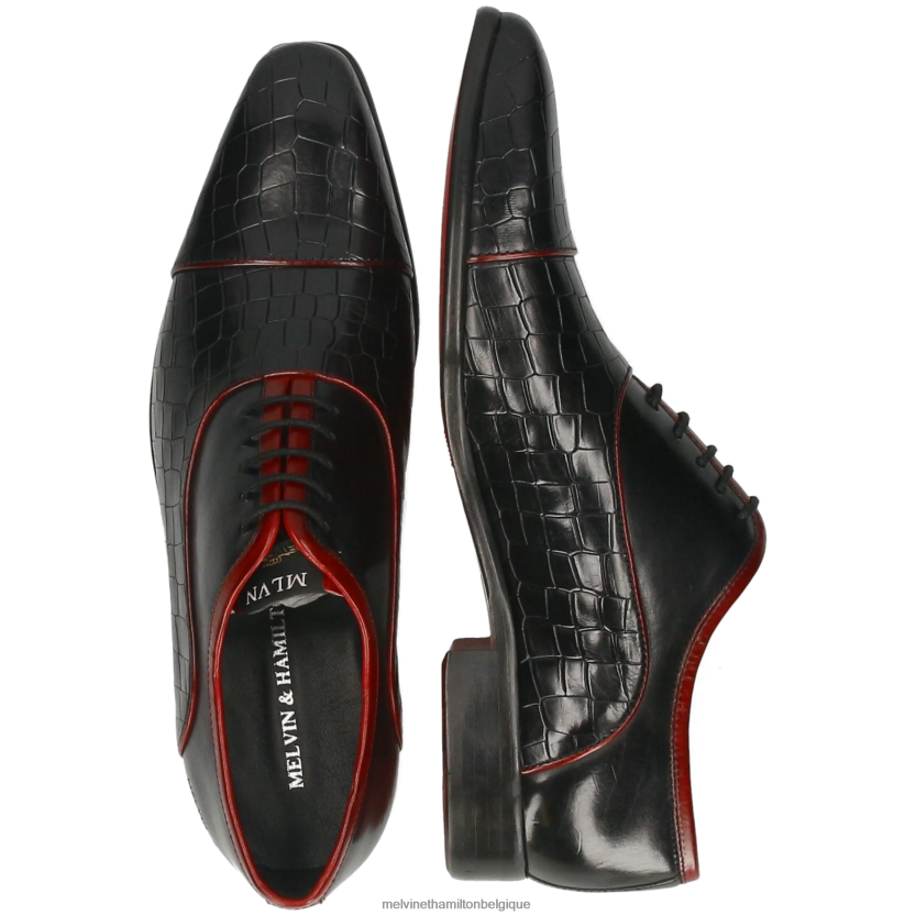 Melvin & Hamilton Hommes lance 23 R44228152 chaussures richelieu noir