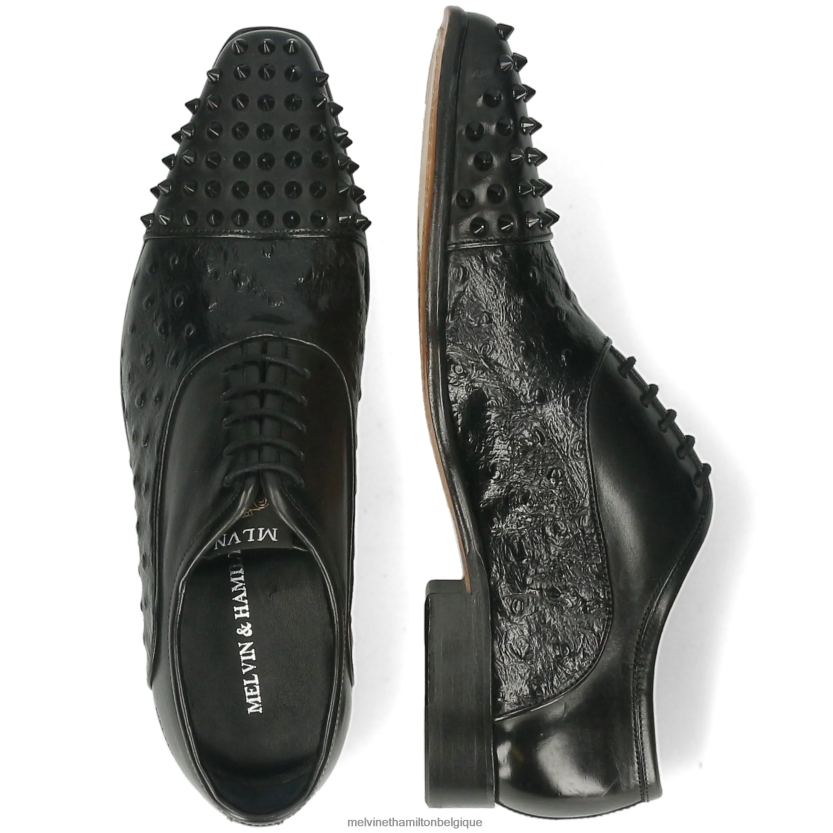 Melvin & Hamilton Hommes lance 23 R44228165 chaussures richelieu noir