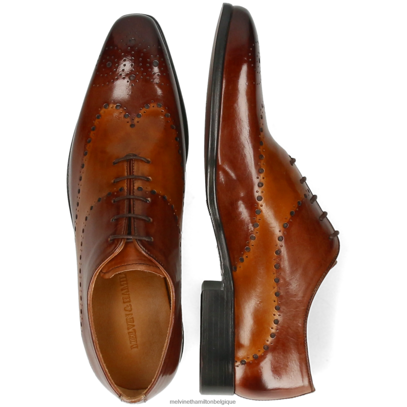 Melvin & Hamilton Hommes lance 41 R44228160 chaussures richelieu brun