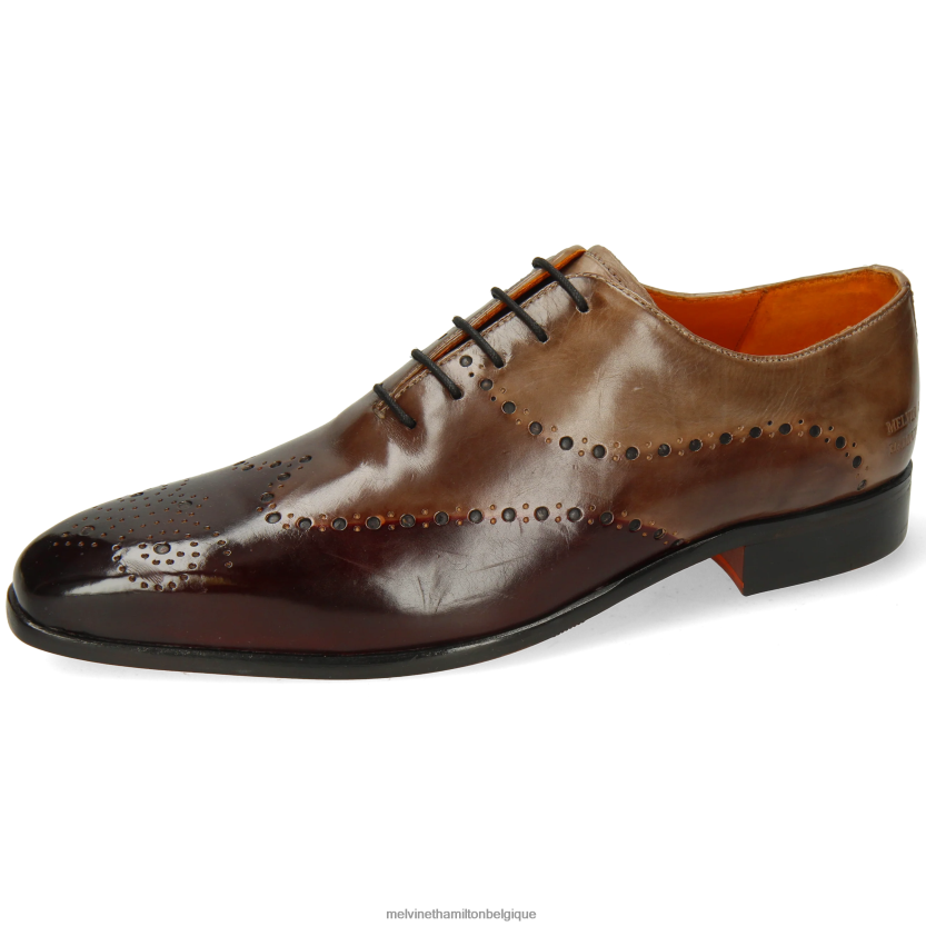Melvin & Hamilton Hommes lance 41 R44228184 chaussures richelieu rouge