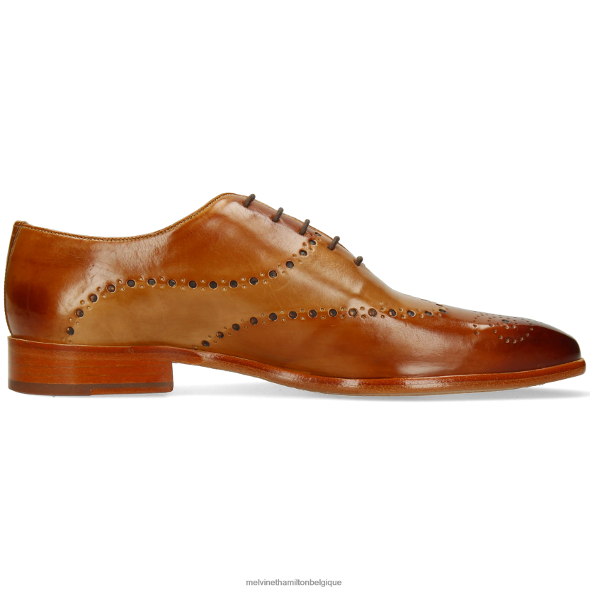 Melvin & Hamilton Hommes lance 41 R44228203 chaussures richelieu brun clair