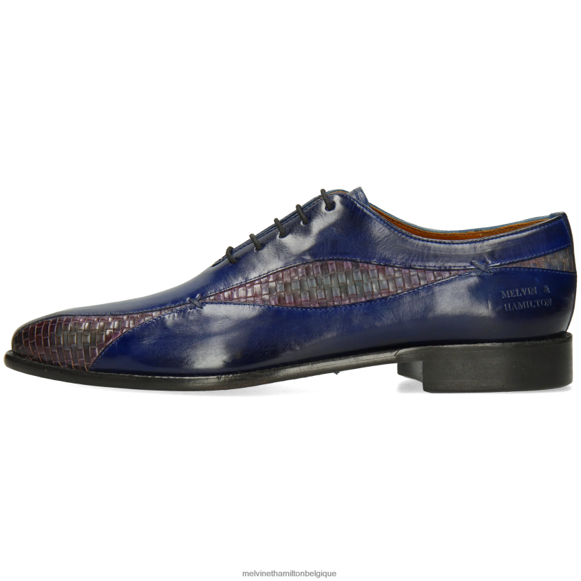 Melvin & Hamilton Hommes martine 26 R44228201 chaussures richelieu bleu