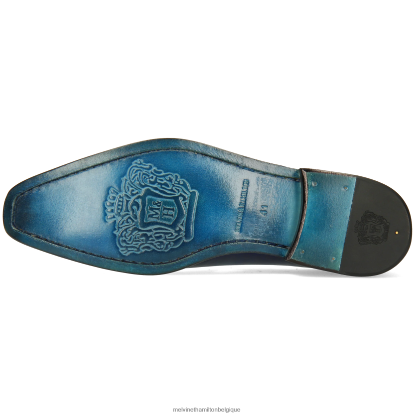 Melvin & Hamilton Hommes martine 26 R44228201 chaussures richelieu bleu