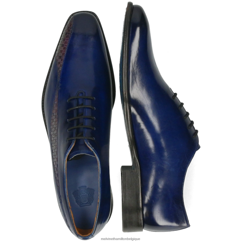 Melvin & Hamilton Hommes martine 26 R44228201 chaussures richelieu bleu