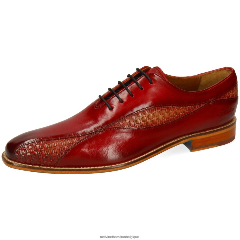 Melvin & Hamilton Hommes martine 26 R44228204 chaussures richelieu rouge