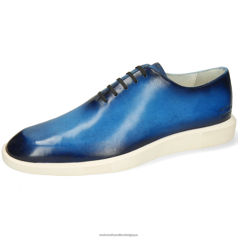 Melvin & Hamilton Hommes étonné 1 R44228177 chaussures richelieu bleu
