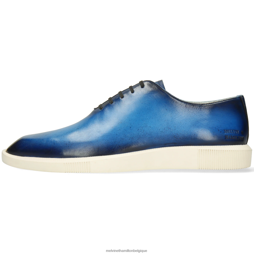 Melvin & Hamilton Hommes étonné 1 R44228177 chaussures richelieu bleu
