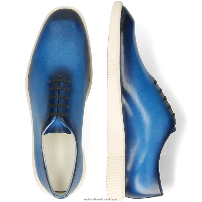 Melvin & Hamilton Hommes étonné 1 R44228177 chaussures richelieu bleu