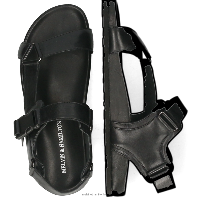 Melvin & Hamilton Hommes Robert 22 R44228752 des sandales noir