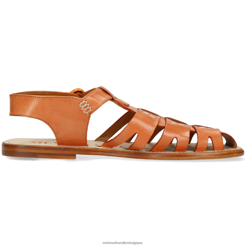 Melvin & Hamilton Hommes Sam 39 R44228756 des sandales orange