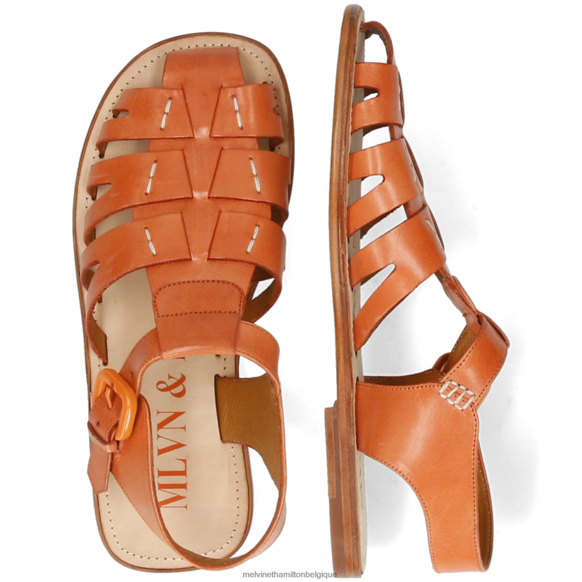Melvin & Hamilton Hommes Sam 39 R44228756 des sandales orange