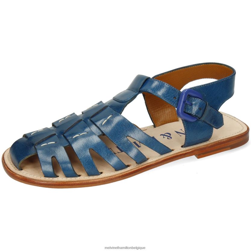 Melvin & Hamilton Hommes Sam 39 R44228775 des sandales bleu