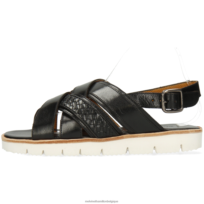 Melvin & Hamilton Hommes Sam 46 R44228769 des sandales noir