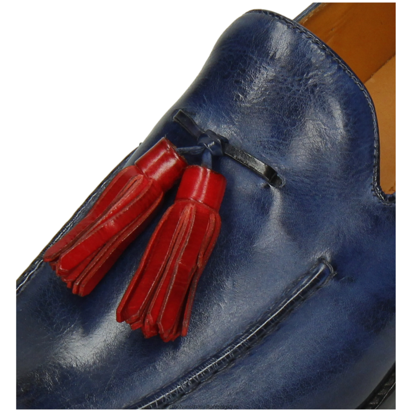 Melvin & Hamilton Hommes Léonard 1 R44228296 flâneurs bleu