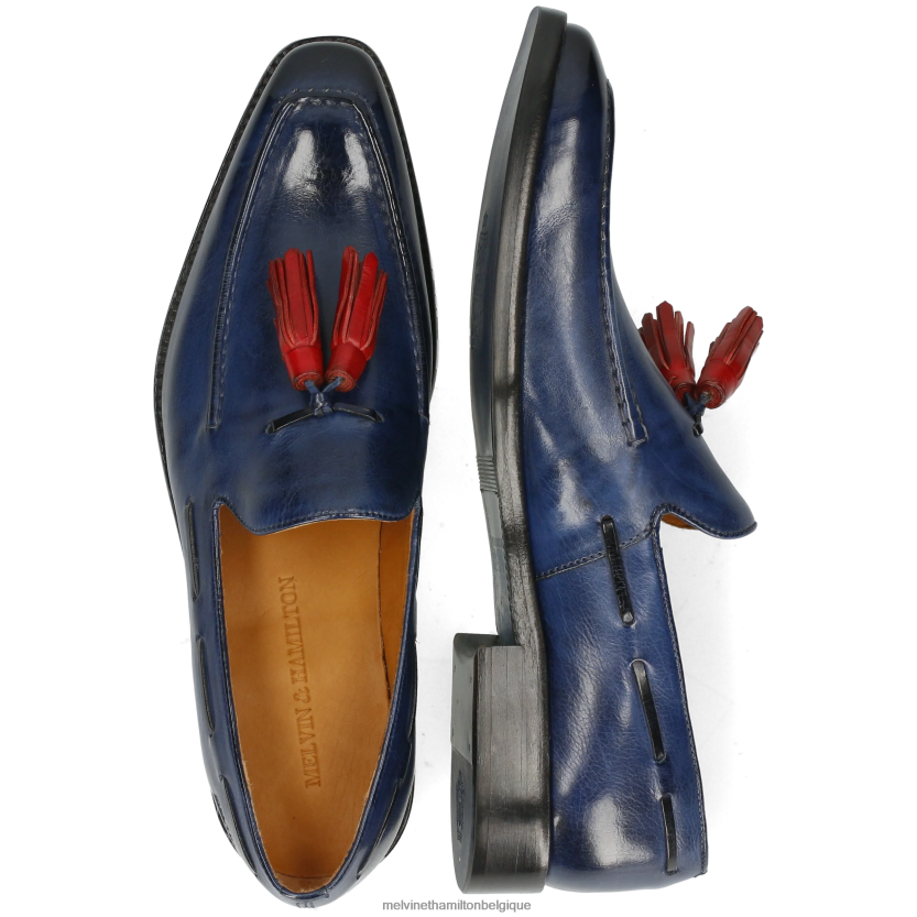 Melvin & Hamilton Hommes Léonard 1 R44228296 flâneurs bleu