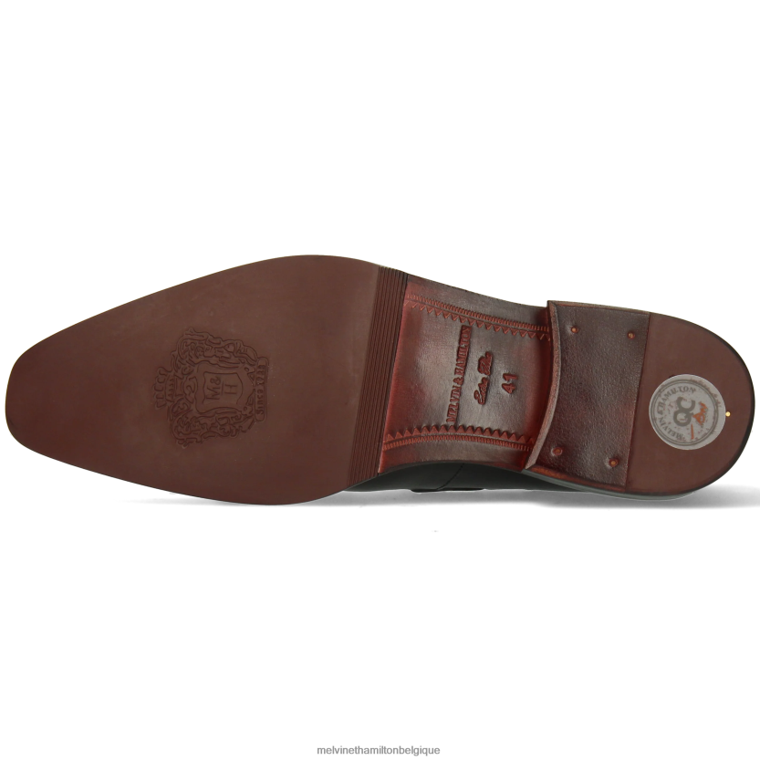 Melvin & Hamilton Hommes Léonard 1 R44228297 flâneurs noir