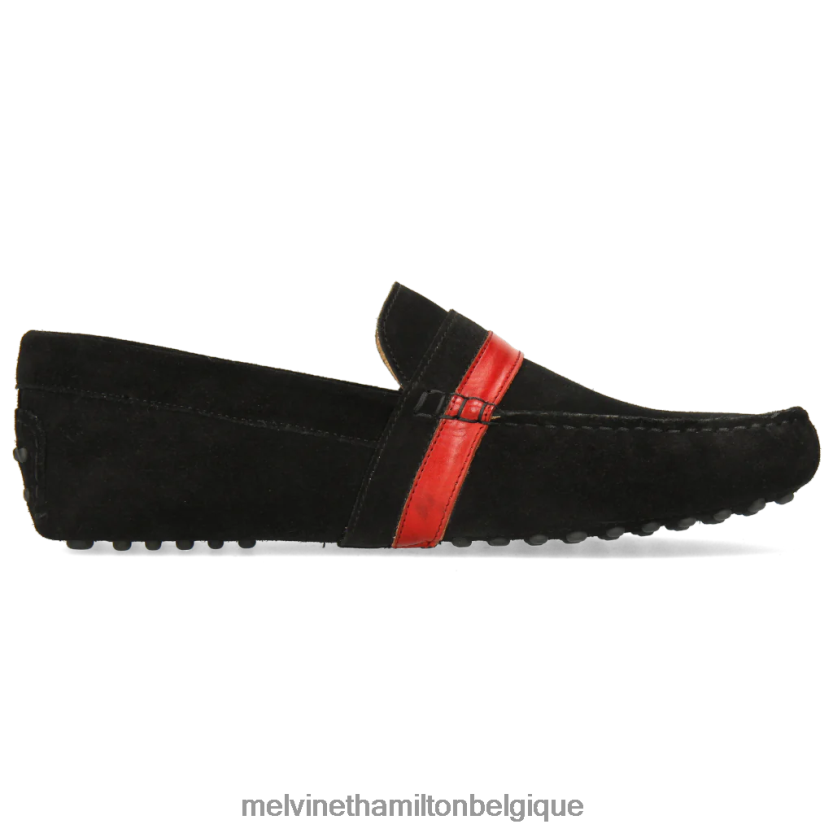 Melvin & Hamilton Hommes Nelson 6 R44228313 flâneurs noir