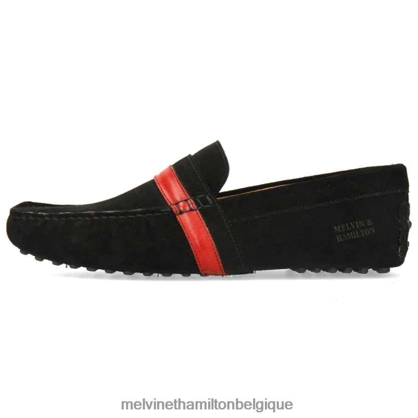 Melvin & Hamilton Hommes Nelson 6 R44228313 flâneurs noir