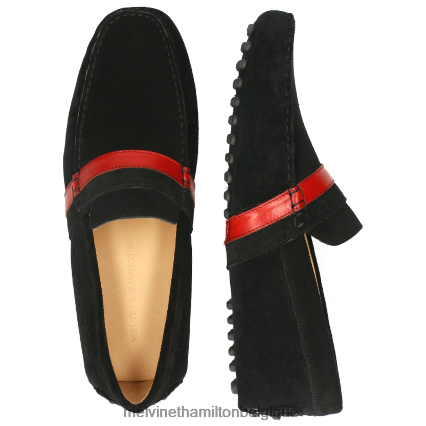 Melvin & Hamilton Hommes Nelson 6 R44228313 flâneurs noir