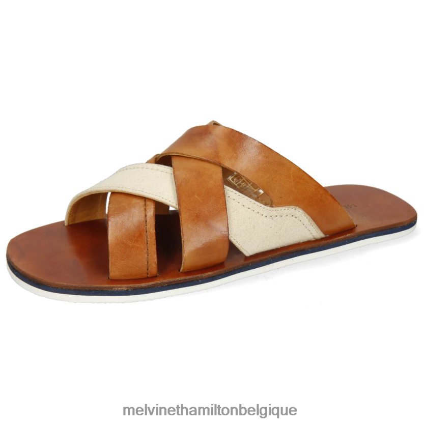 Melvin & Hamilton Hommes Sam 12 R44228723 mules brun clair