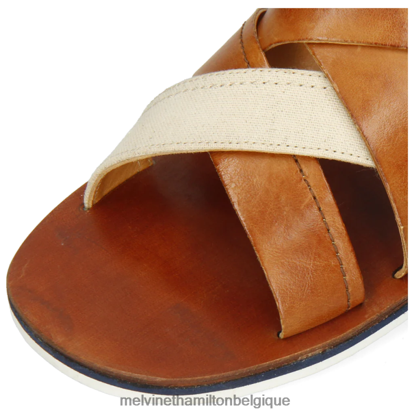 Melvin & Hamilton Hommes Sam 12 R44228723 mules brun clair