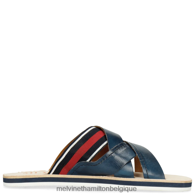 Melvin & Hamilton Hommes Sam 12 R44228737 mules bleu