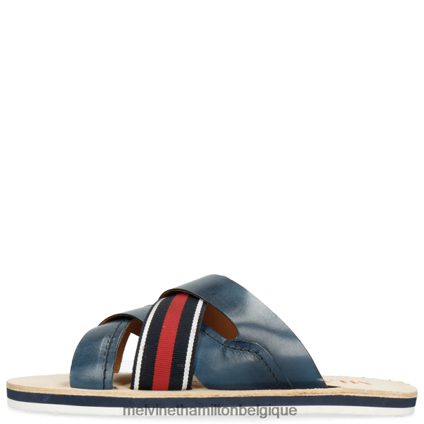 Melvin & Hamilton Hommes Sam 12 R44228737 mules bleu