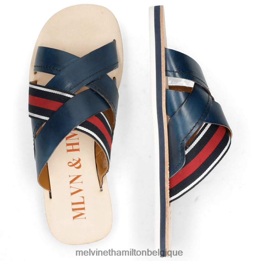 Melvin & Hamilton Hommes Sam 12 R44228737 mules bleu