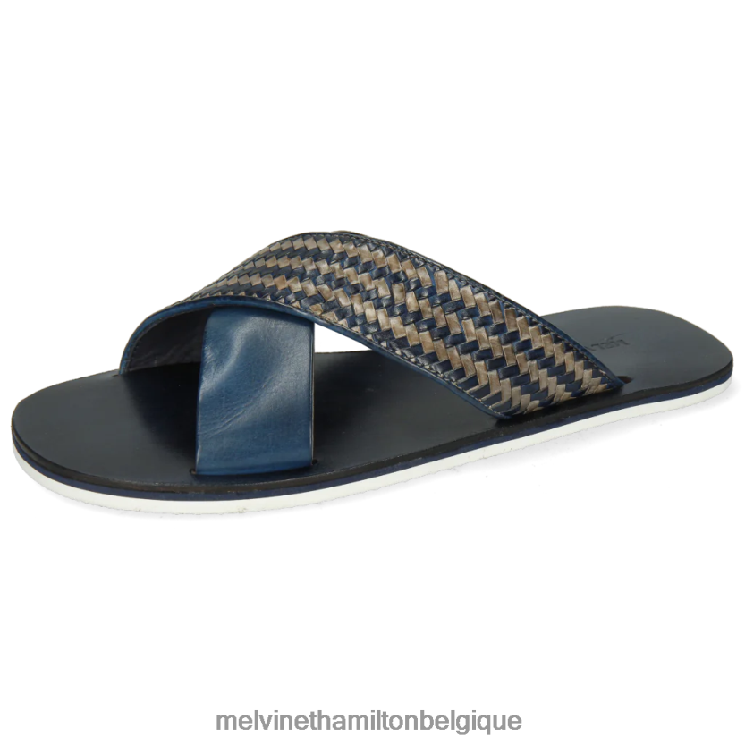 Melvin & Hamilton Hommes Sam 23 R44228739 mules bleu