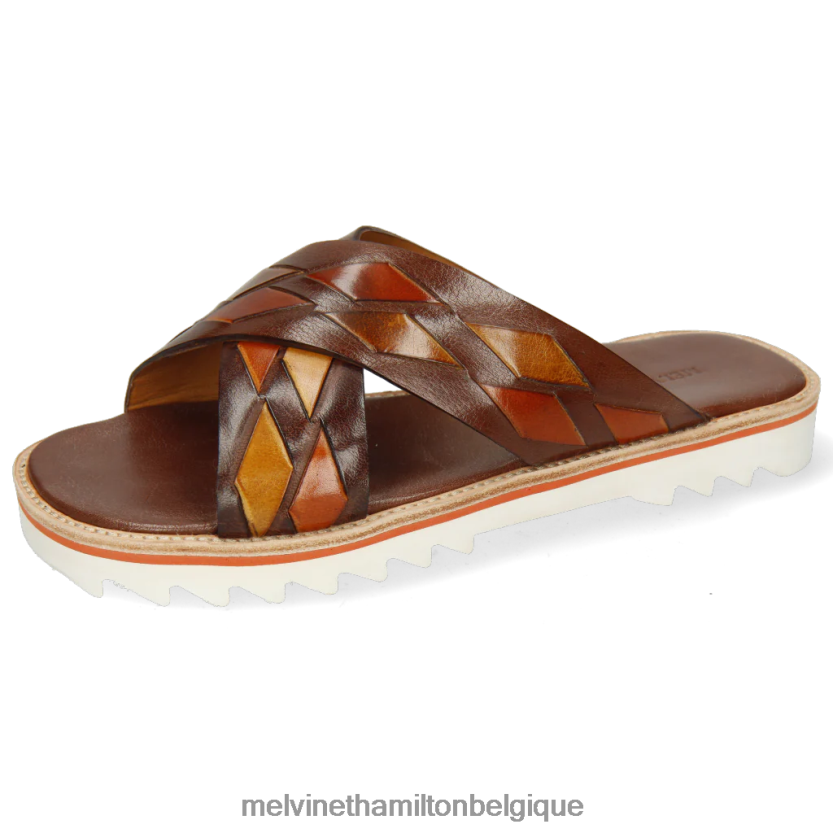 Melvin & Hamilton Hommes Sam 37 R44228733 mules brun
