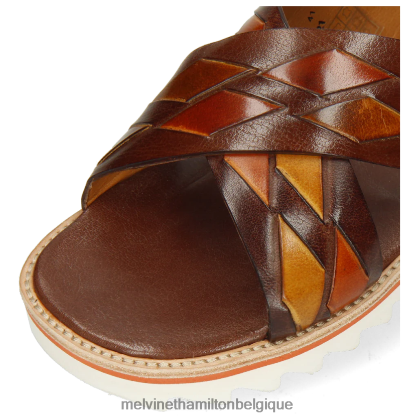 Melvin & Hamilton Hommes Sam 37 R44228733 mules brun