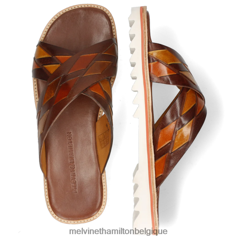 Melvin & Hamilton Hommes Sam 37 R44228733 mules brun