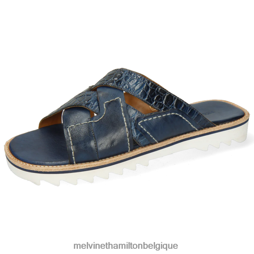 Melvin & Hamilton Hommes Sam 38 R44228732 mules bleu
