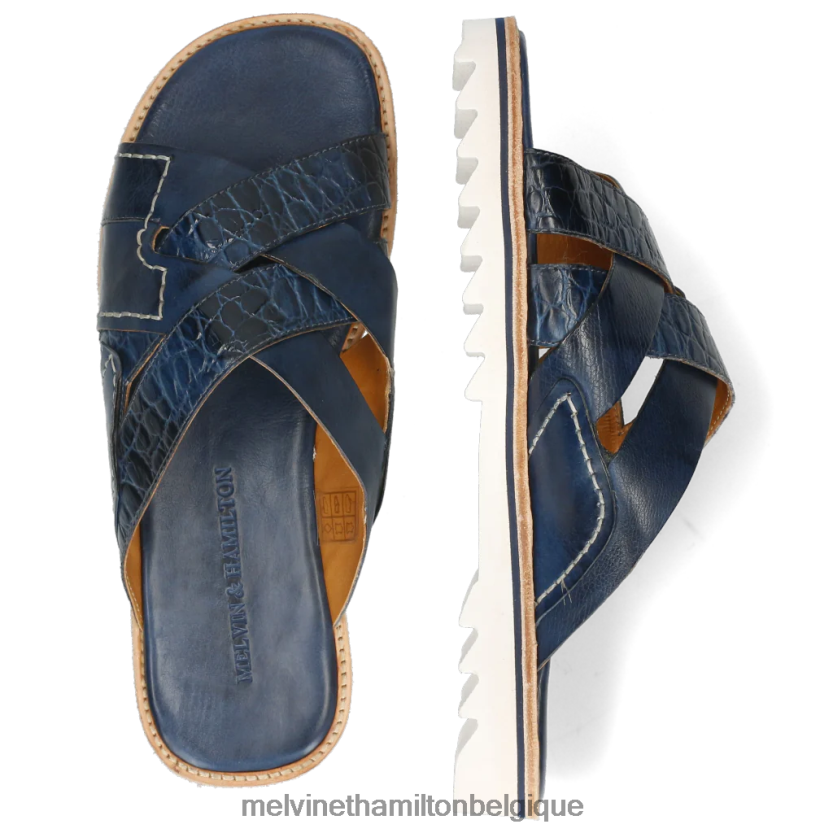 Melvin & Hamilton Hommes Sam 38 R44228732 mules bleu