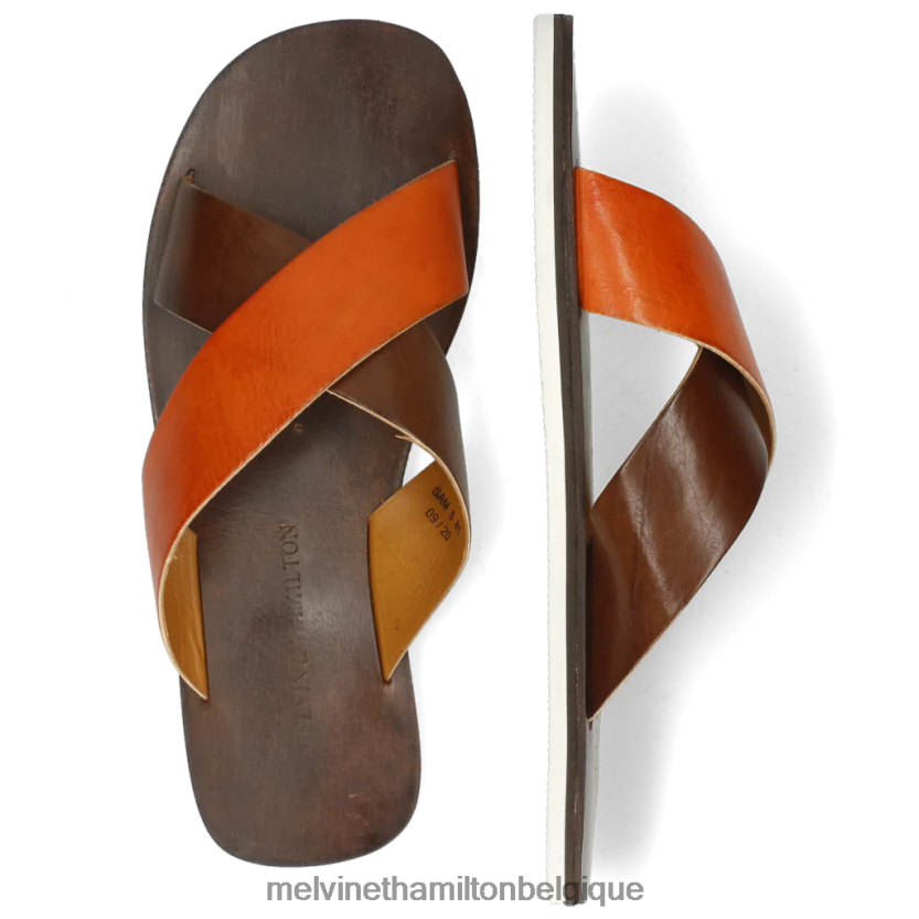 Melvin & Hamilton Hommes Sam 5 R44228741 mules brun