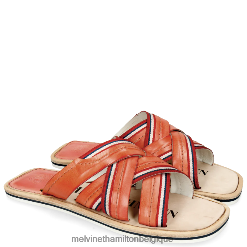 Melvin & Hamilton Hommes bob 2 R44228734 mules orange