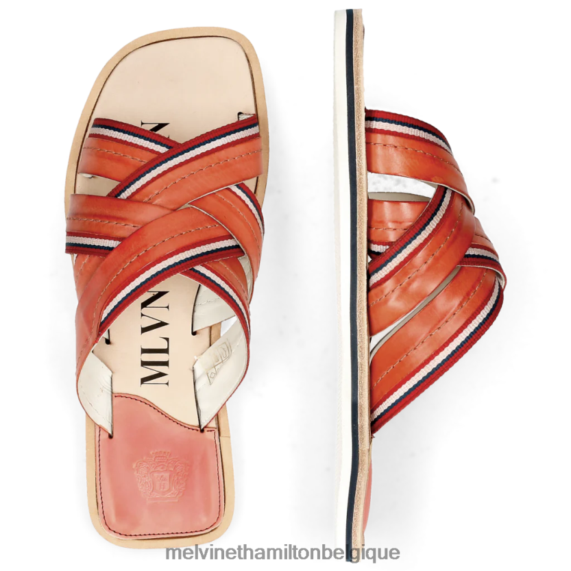 Melvin & Hamilton Hommes bob 2 R44228734 mules orange